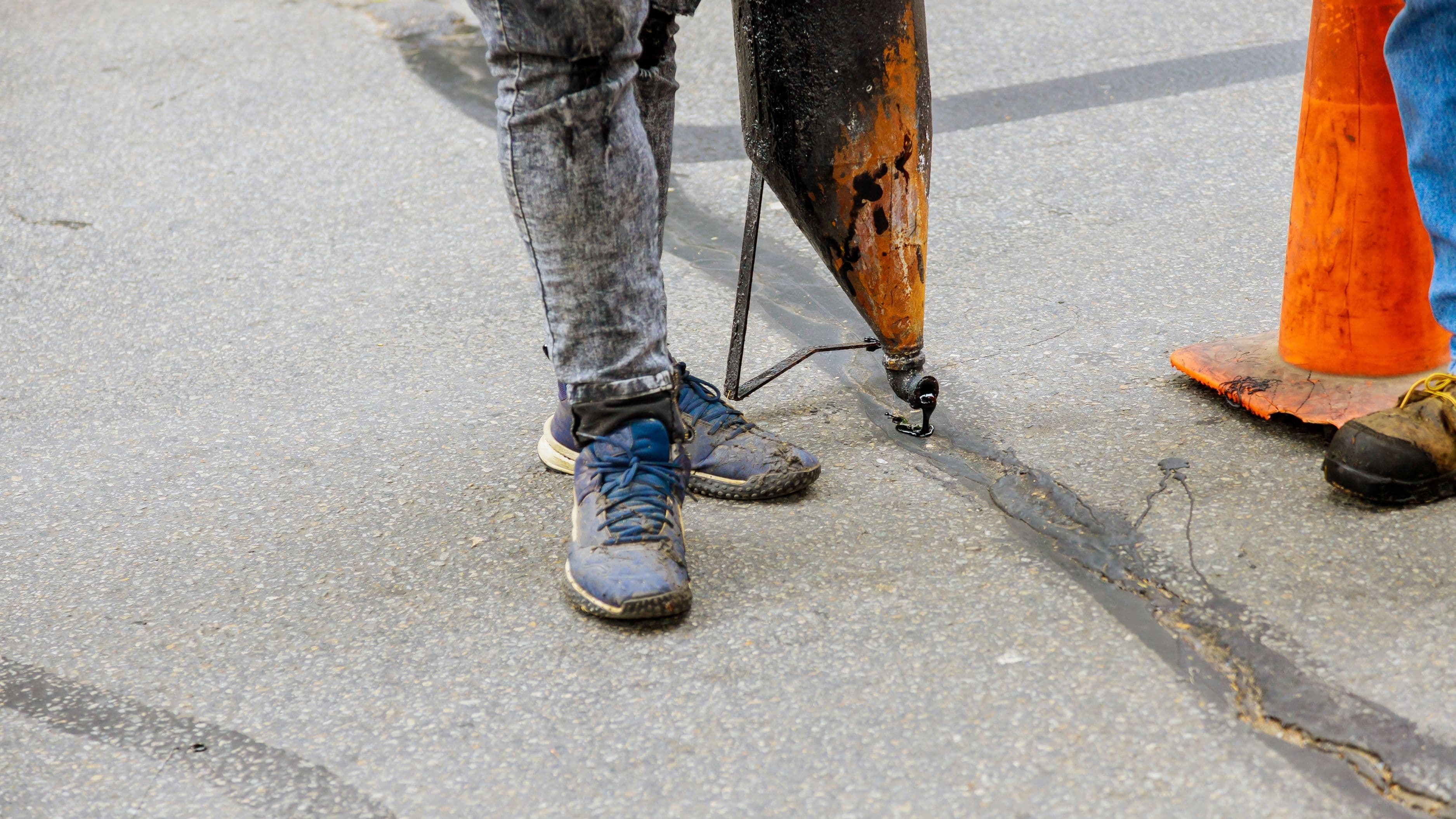 How to Fill Expansion Joints in a Concrete Driveway
