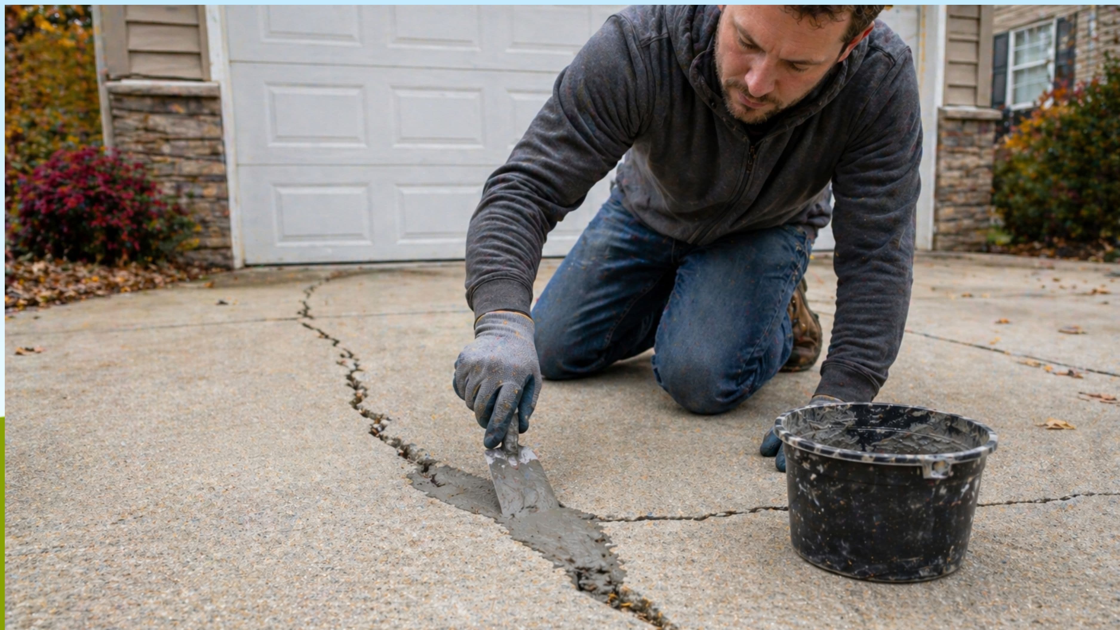 How to Patch a Cracked Concrete Driveway Before Winter